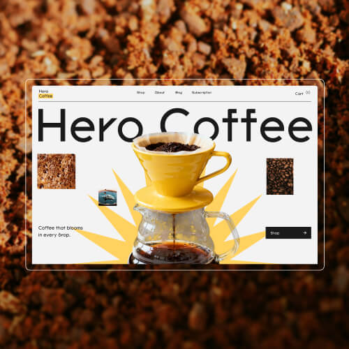 Hero Coffee project preview
