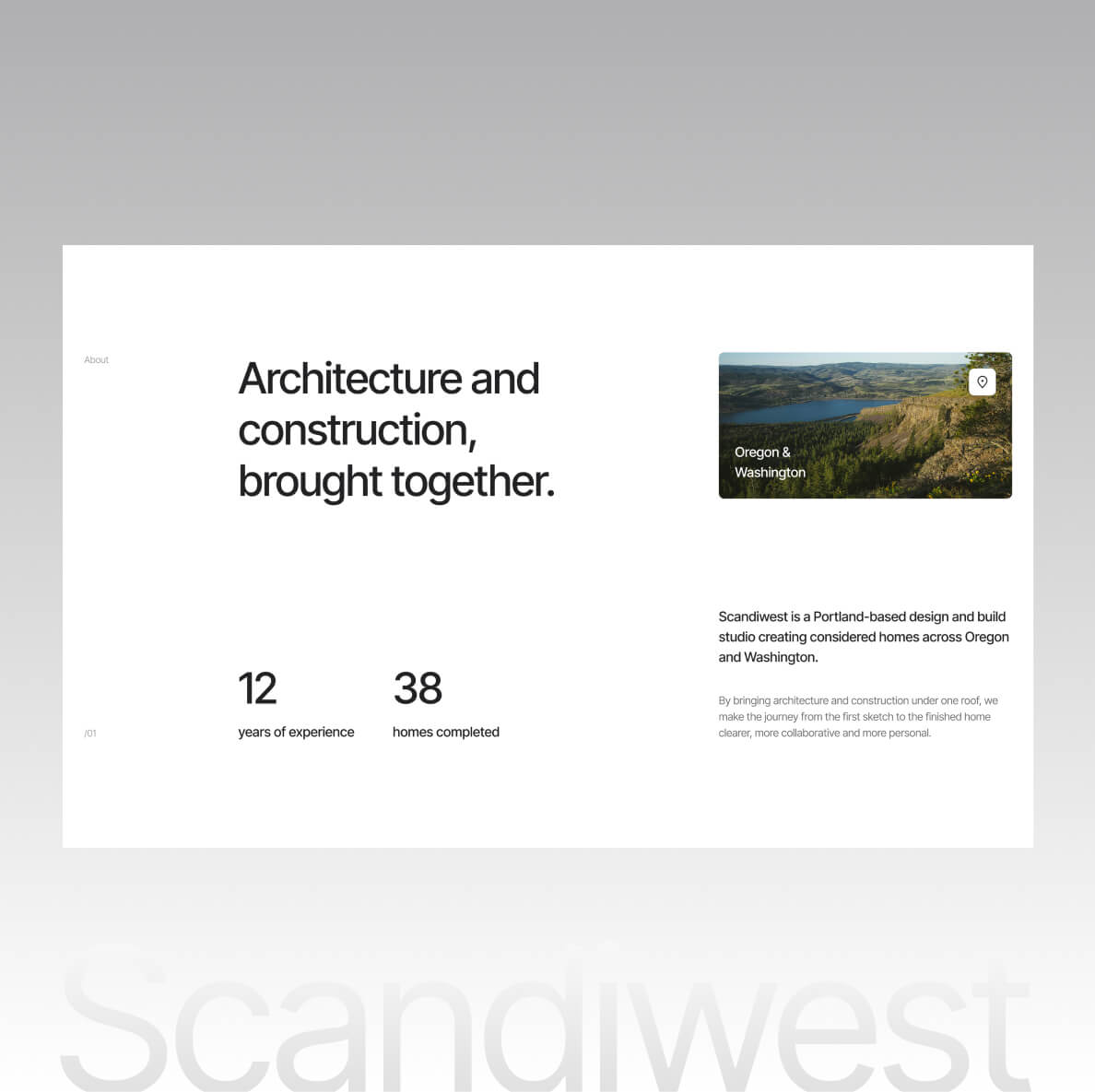 Scandiwest architecture and construction overview