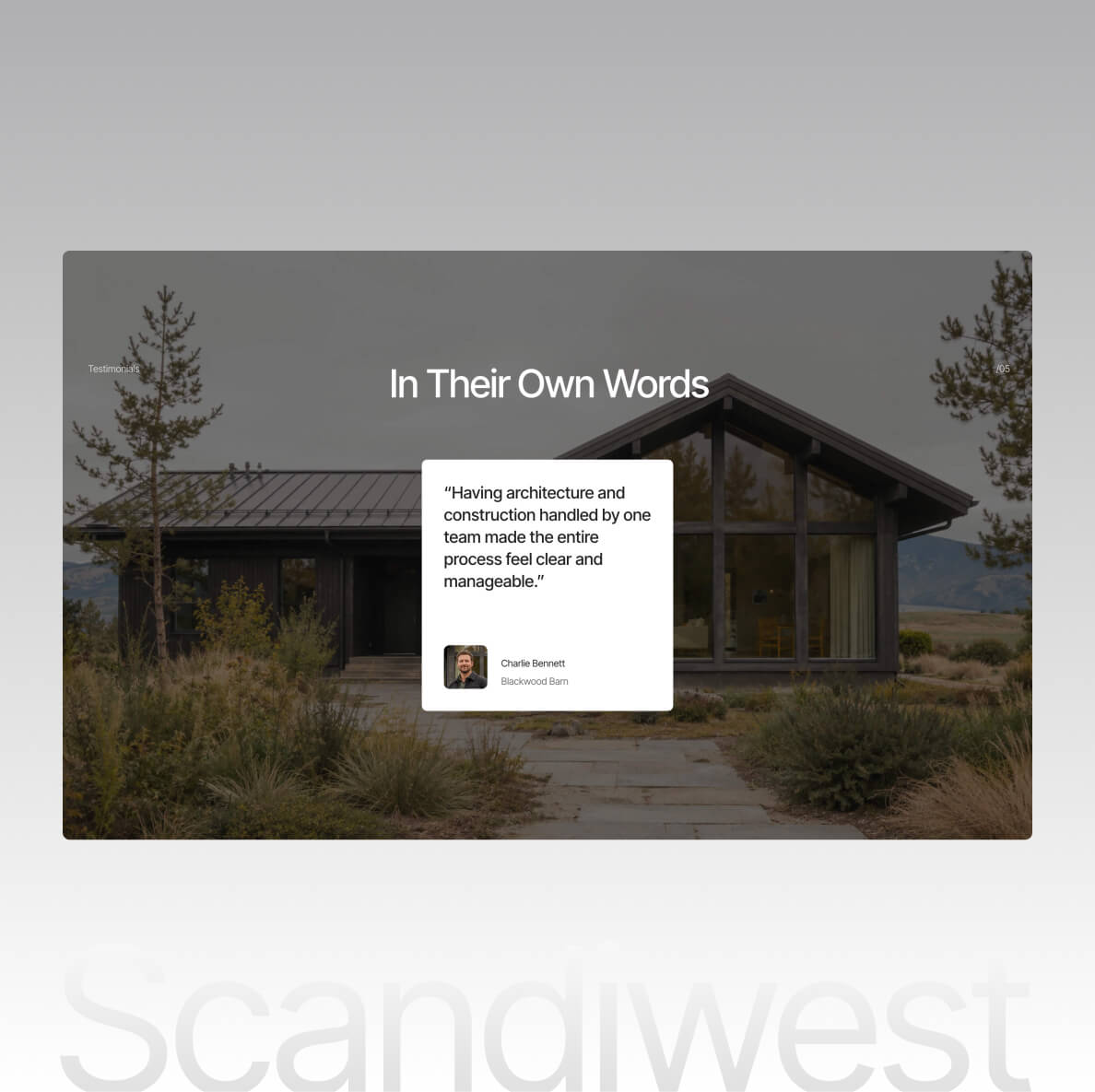 Scandiwest testimonials page